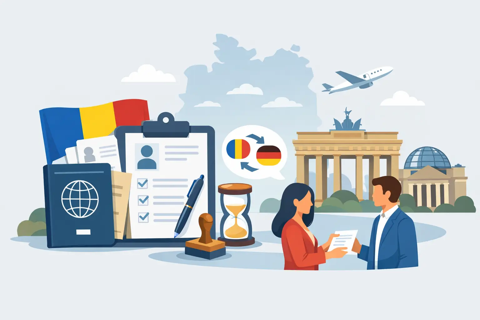 Acte si traduceri pentru romani in Germania
