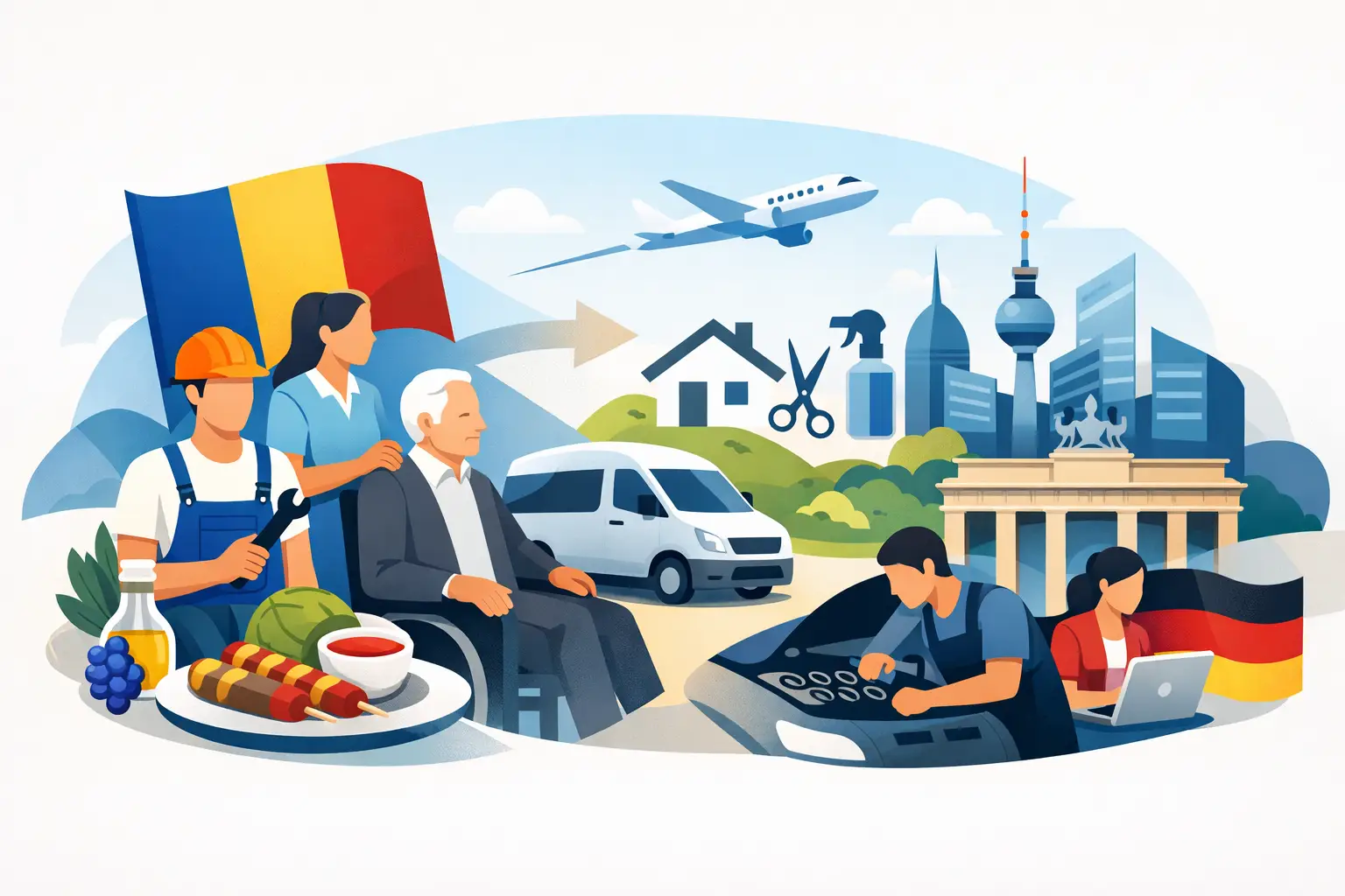 Cele mai cautate servicii romanesti in Germania