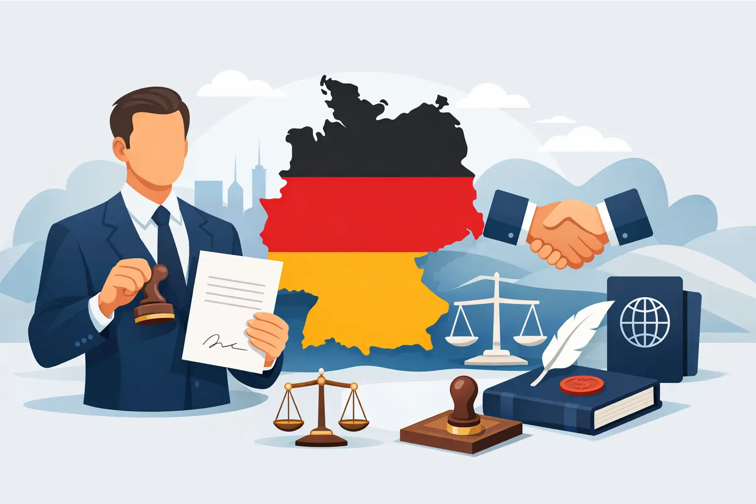 Cum alegi notar pentru procură în Germania