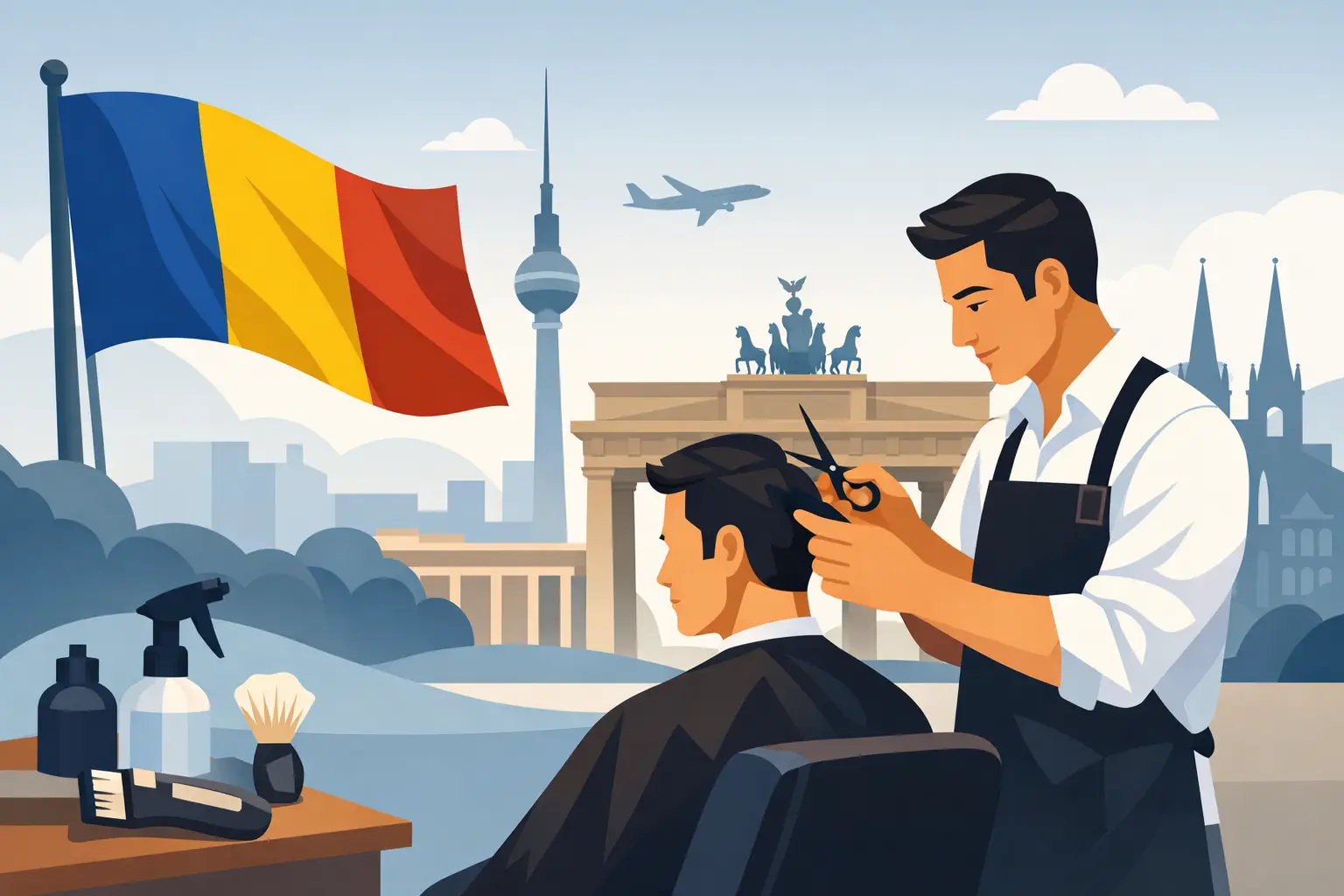 Cum găsești frizer român în Germania