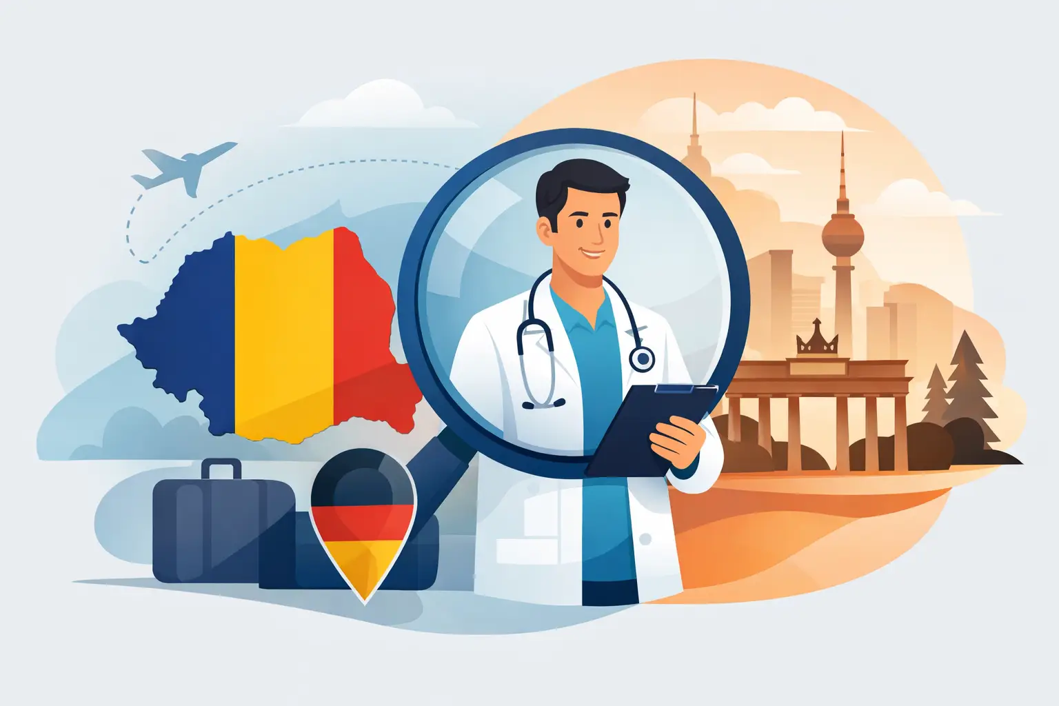Cum găsești medic român în Germania