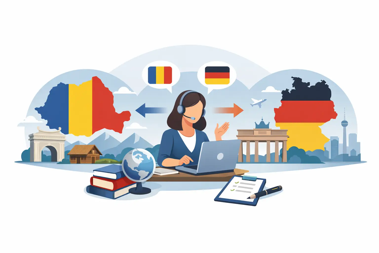 Cum găsești traducător român în Germania