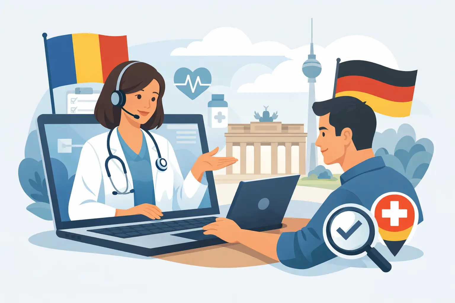 Medic român online în Germania - cum alegi bine