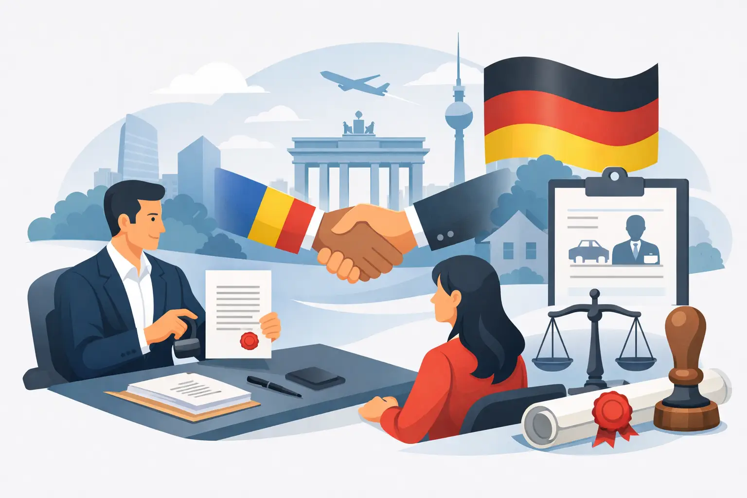 Notar român în Germania pentru procură