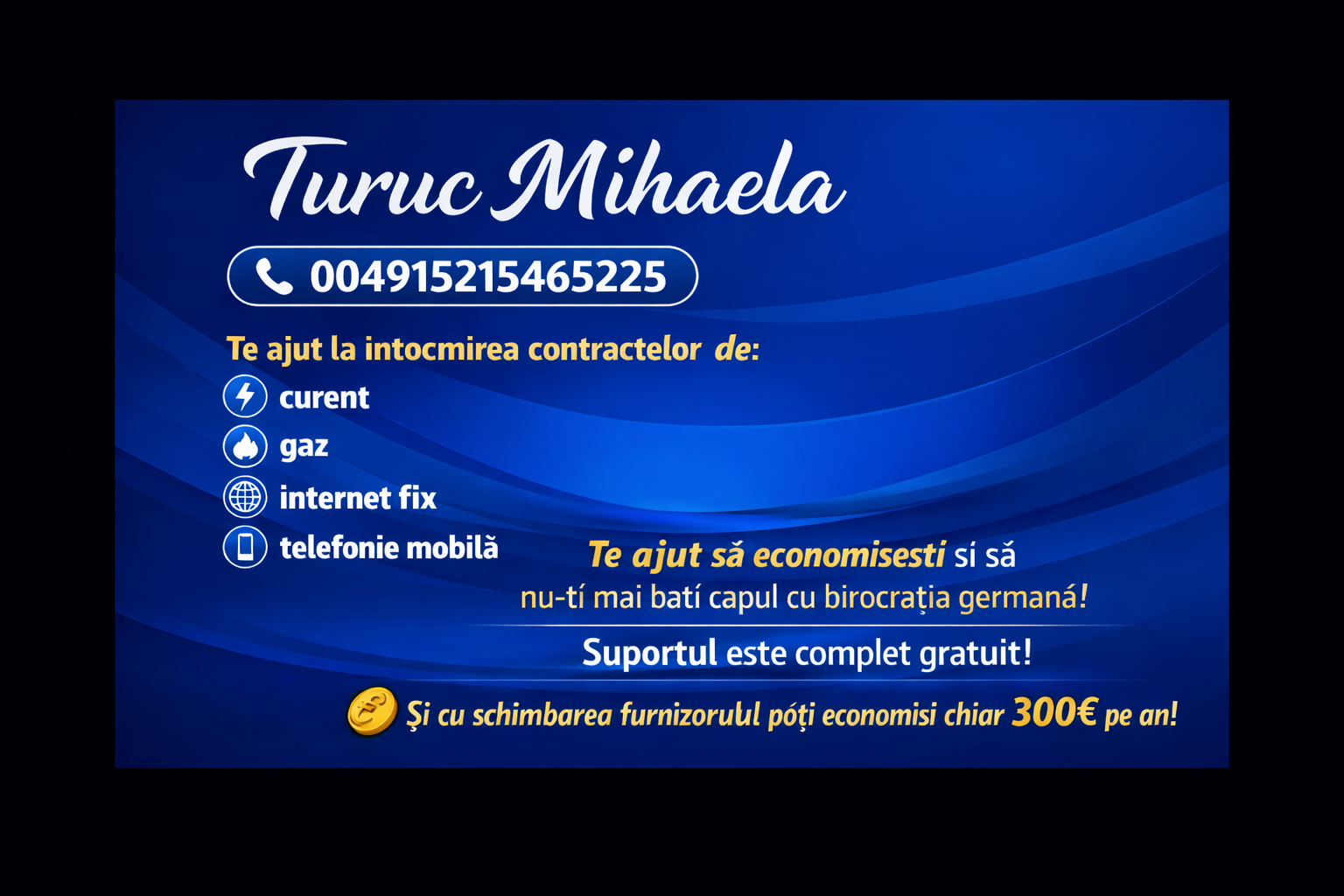 Consultant în energie și telecomunicații
